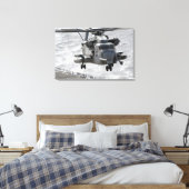 Een CH-53E Super Stallion-helikopter Canvas Afdruk (Insitu (Slaapkamer))