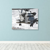 Een CH-53E Super Stallion-helikopter Canvas Afdruk (Insitu (Houten vloer))
