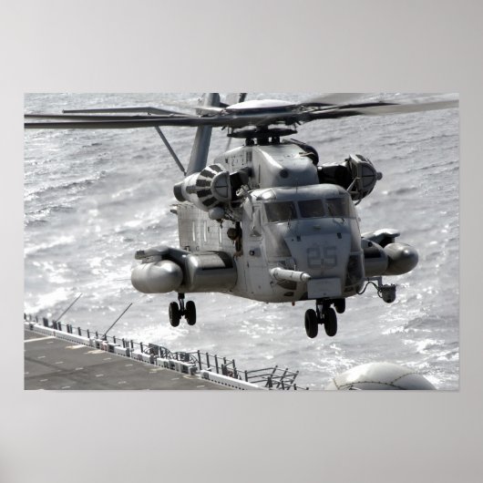 Een CH-53E Super Stallion-helikopter Poster (Voorkant)