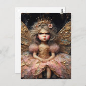 Een chagrijnige fee briefkaart (Voorkant / Achterkant)