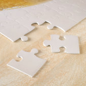 Een champagneglazen flesje gevuld met Gosset Legpuzzel (Zijkant)