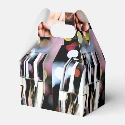 Een champagnetoast bedankdoosjes (Voorkant Zijde)