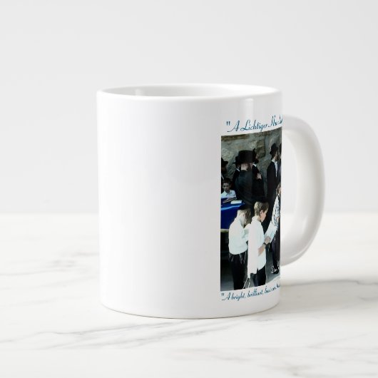 Een Chanoeka-mok Grote Koffiekop (Voorkant rechts)