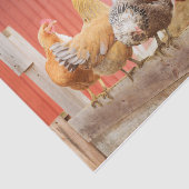 Een Chaotic Chicken Portrait Part 2 Tissuepapier (Detail)