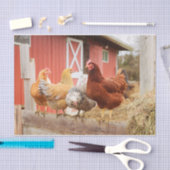 Een Chaotic Chicken Portrait Part 2 Tissuepapier (Craft)