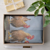 Een Chaotic Chicken Portrait Pt 1 Weefpapier Tissuepapier (Geschenk)