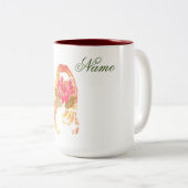 Een charmant idee tweekleurige koffiemok (Voorkant rechts)