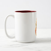 Een charmant idee tweekleurige koffiemok (Links)