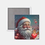 Een charmant kerstthema magneet (Voorkant / Achterkant)