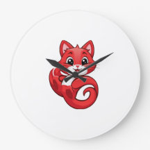 Een charmante en schattige rode poes