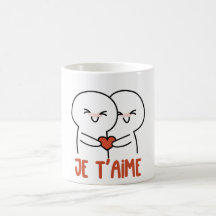 Een charmante serie romantische illustraties met