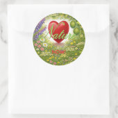Een charmante sticker om ons eraan te herinneren d (Tas)