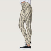 Een chavron naadloze "Ratti_Creative_Arts" Legging (Links)