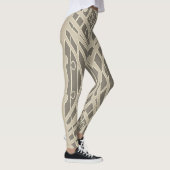 Een chavron naadloze "Ratti_Creative_Arts" Legging (Rechts)