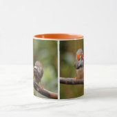 Een Cheeky Pair van Zebra Finches Mok (Midden)