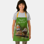 Een Cheeky Pair van Zebra Finches Schort (Insitu)