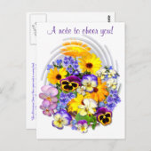 EEN CHEERFUL OPMERKING ~ Briefkaart (Voorkant / Achterkant)