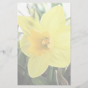 Een Cheerful Yellow Daffodil Briefpapier