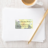 Een Cheerful Yellow Daffodil Etiket (Insitu)