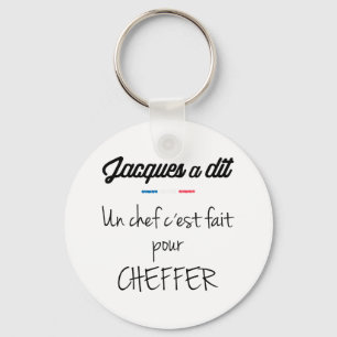 Een chef is gemaakt om te vangen. sleutelhanger