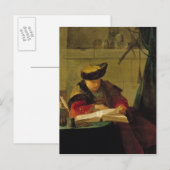 Een chemicus in zijn laboratorium briefkaart (Voorkant / Achterkant)