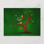 Een Cheshire Kitten (verdwijnend) Briefkaart (Voorkant)