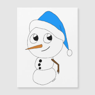 een chibi sneeuwman    