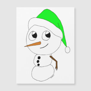 een chibi sneeuwman