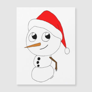 een chibi sneeuwman