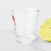 een chibi-sneeuwman shot glas (Rechts)