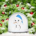 een chibi-snowman-ornament sneeuwbol<br><div class="desc">Een chibi-sneeuwman</div>