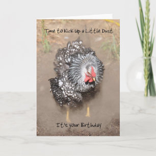 Een Chicken Birthday-kaart Kaart