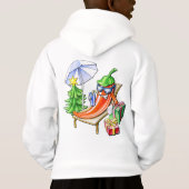 Een chili kerst op het strand (Achterkant)