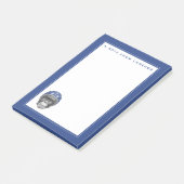 Een chimpansee-motorfietser | Jouw namen toevoegen Post-it® Notes (Schuin)