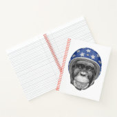 Een chimpansee-motorfietser notitieboek (Binnen)