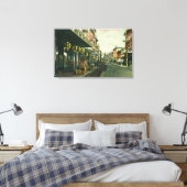 Een Chinatown Street Scene Canvas Afdruk (Insitu (Slaapkamer))