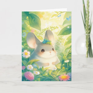 Een Chinchilla in de natuur omhelzing Kaart