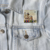 Een Chinees circus, illustratie van Le Costume An Vierkante Button 5,1 Cm (In situ)