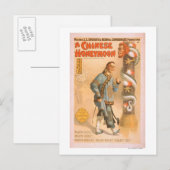 "Een Chinees Poster voor theaterspelen" Briefkaart (Voorkant / Achterkant)