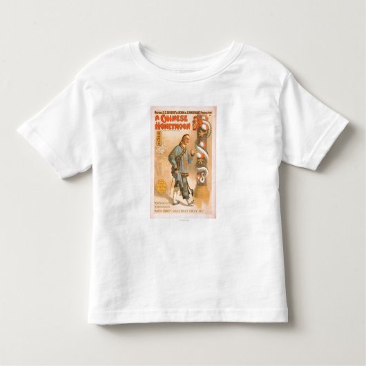 "Een Chinees Poster voor theaterspelen" Kinder Shirts (Voorkant)