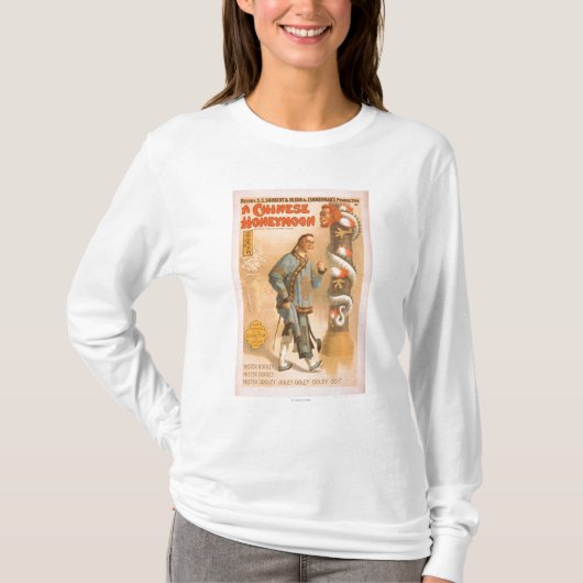 "Een Chinees Poster voor theaterspelen" T-shirt (Voorkant)