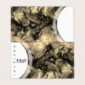 Een Chinees Rat Year Zodiac Birthday Folded BC Visitekaartje (Buitenkant ongevouwen)