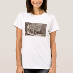 Een Chinese Calligrafieshop, van een rekening van  T-shirt
