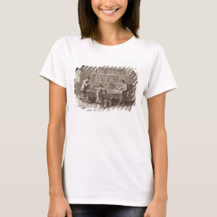 Een Chinese Calligrafieshop, van een rekening van  T-shirt