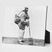 Een Chinese dagarbeider, c.1870 (foto) Fotoplaat (Zijkant)