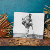 Een Chinese dagarbeider, c.1870 (foto) Fotoplaat (Zijkant)