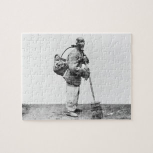 Een Chinese dagarbeider, c.1870 (foto) Legpuzzel