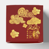 Een Chinese klokkenluider uit de papierversneden w Bedankdoosjes (Bovenkant)