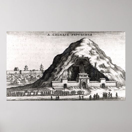 Een Chinese Sepulcher, 1669 Poster (Voorkant)