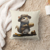 Een Chipmunk uit het oude blok Kussen (Deken)